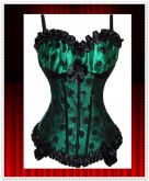 Bustier overbust corset + Tanga
