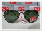 Ray Ban Aviador 3025 Armação cinza e lentes verdes
