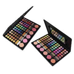 Sombras Paleta  78 sombras e 6 blush cores